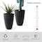 Glitzhome® 19.7" Eco-Friendly Oversized Faux Ceramic Pot Planters, 2ct.